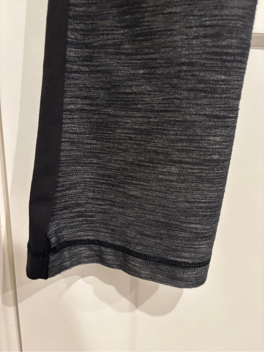 lululemon athletica Barre Pulse Yoga Black Reversible Slub Bootcut Pants